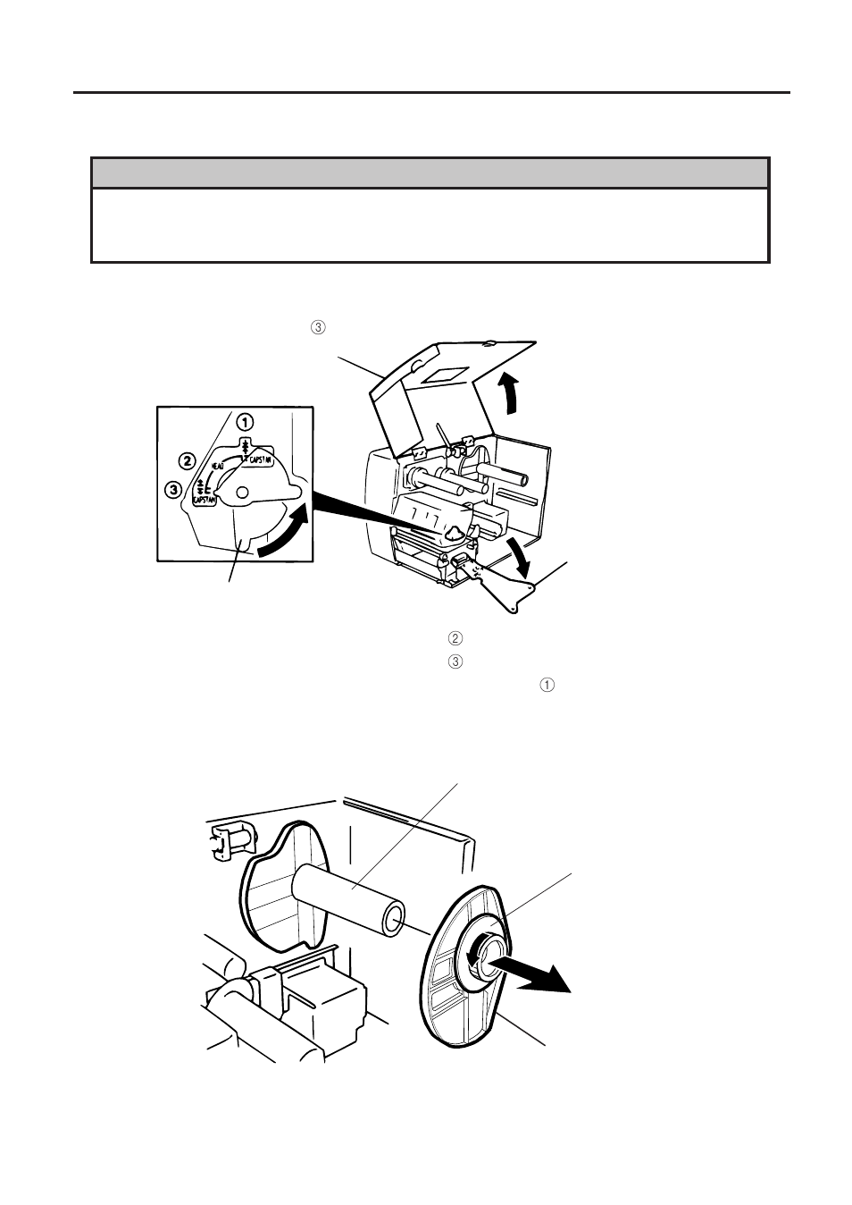 Loading the media, Loading the media -1 | Toshiba TEC EM1-33033E User Manual | Page 13 / 32