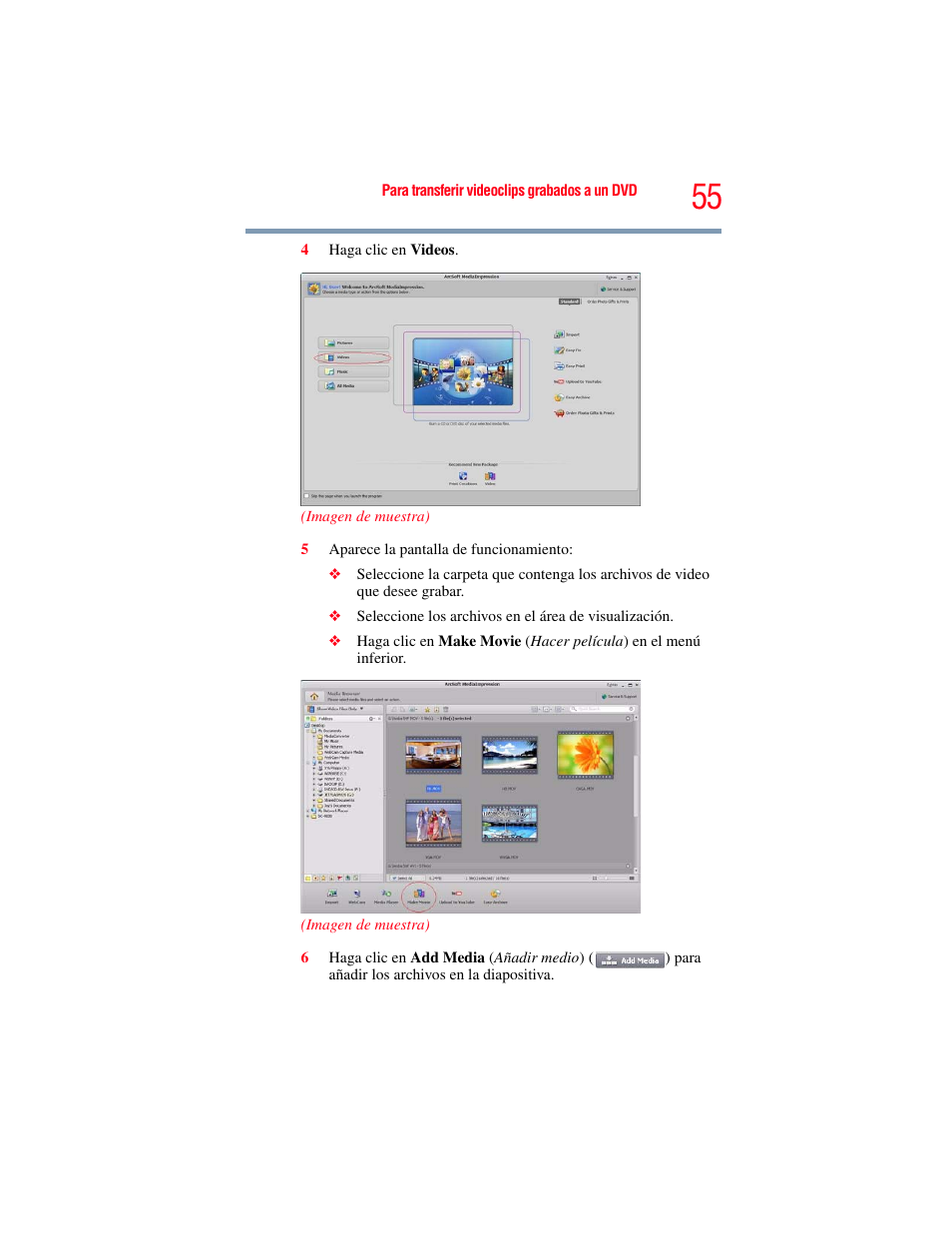 Toshiba Camileo X100 User Manual | Page 126 / 143