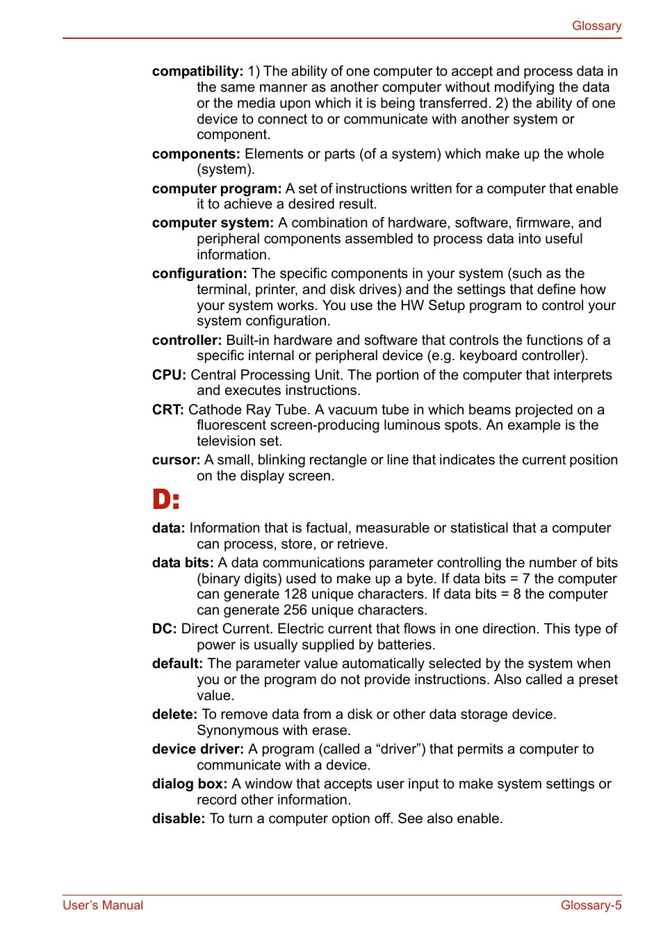 Toshiba SATELLITE L310 User Manual | Page 211 / 224