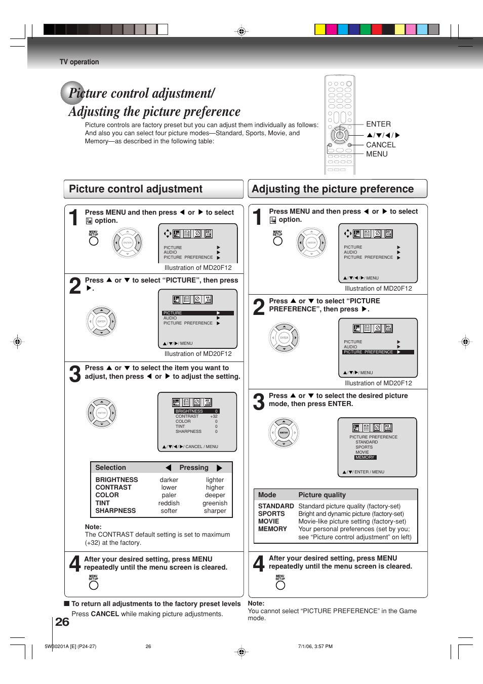 Toshiba MD20F12 User Manual | Page 26 / 52