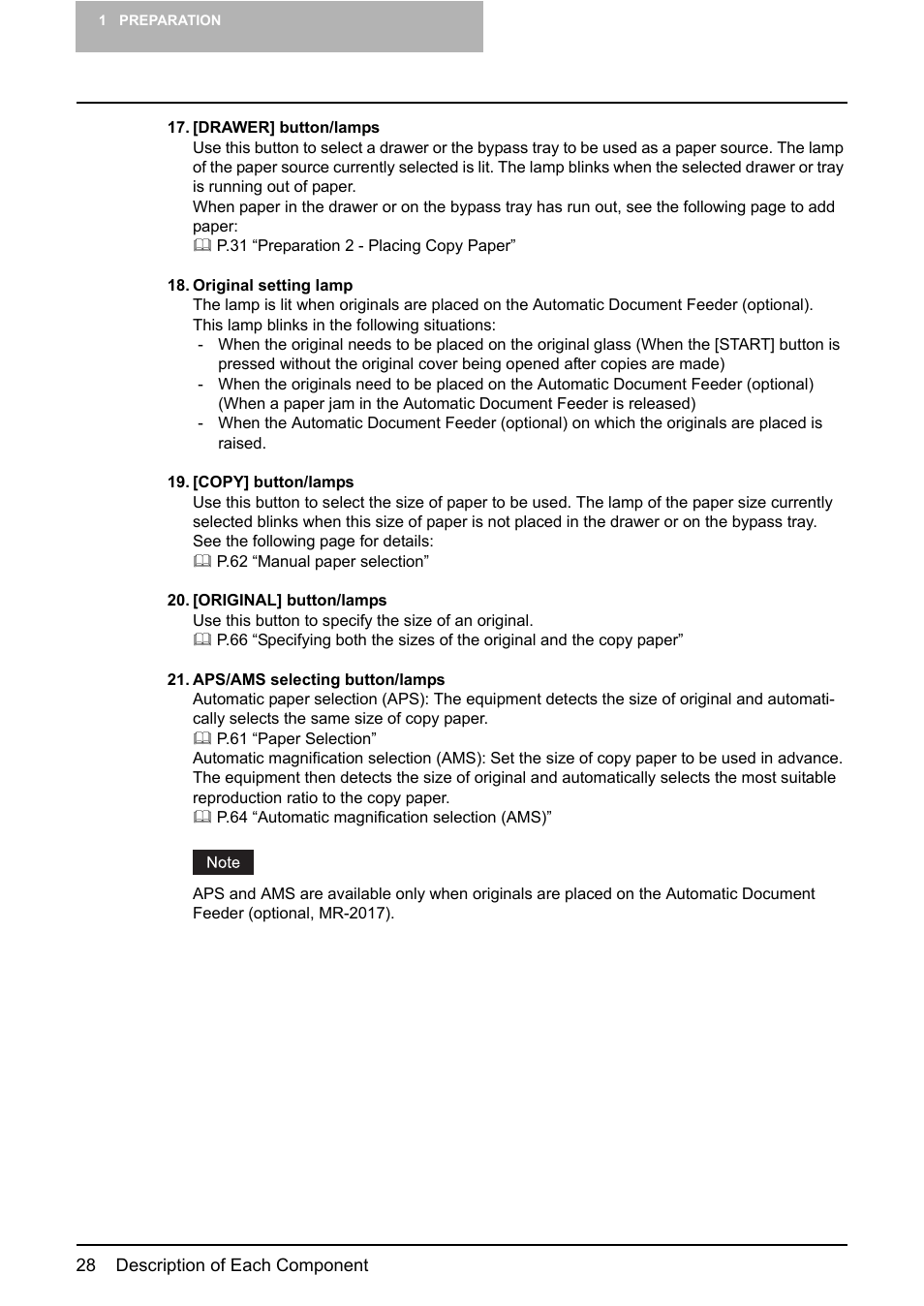 Toshiba e-STUDIO166 User Manual | Page 30 / 116