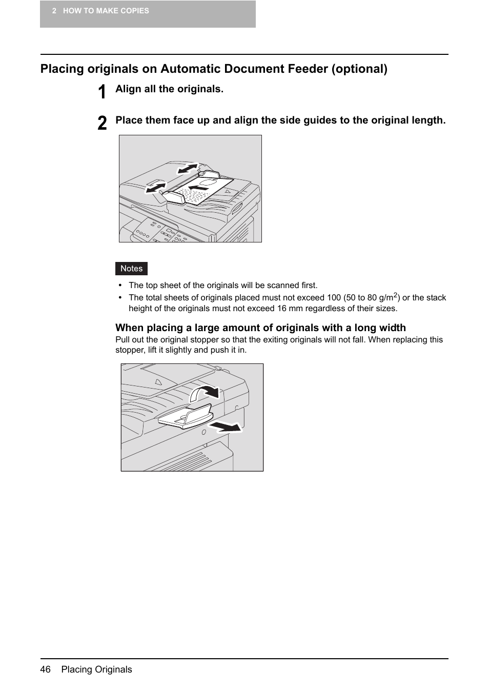 Toshiba e-STUDIO166 User Manual | Page 48 / 116