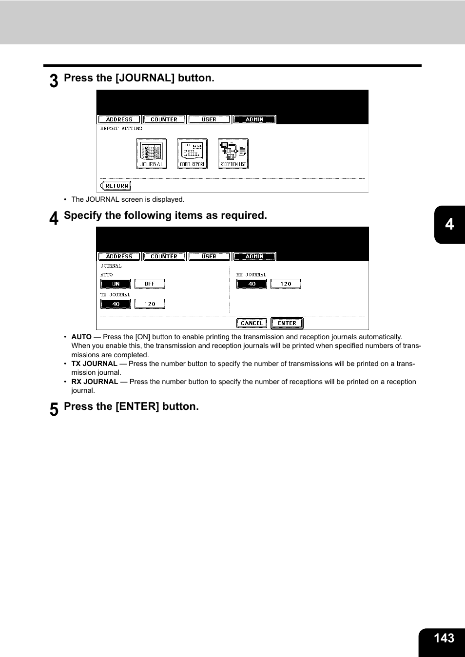 Toshiba E-STUDIO 232 User Manual | Page 145 / 182