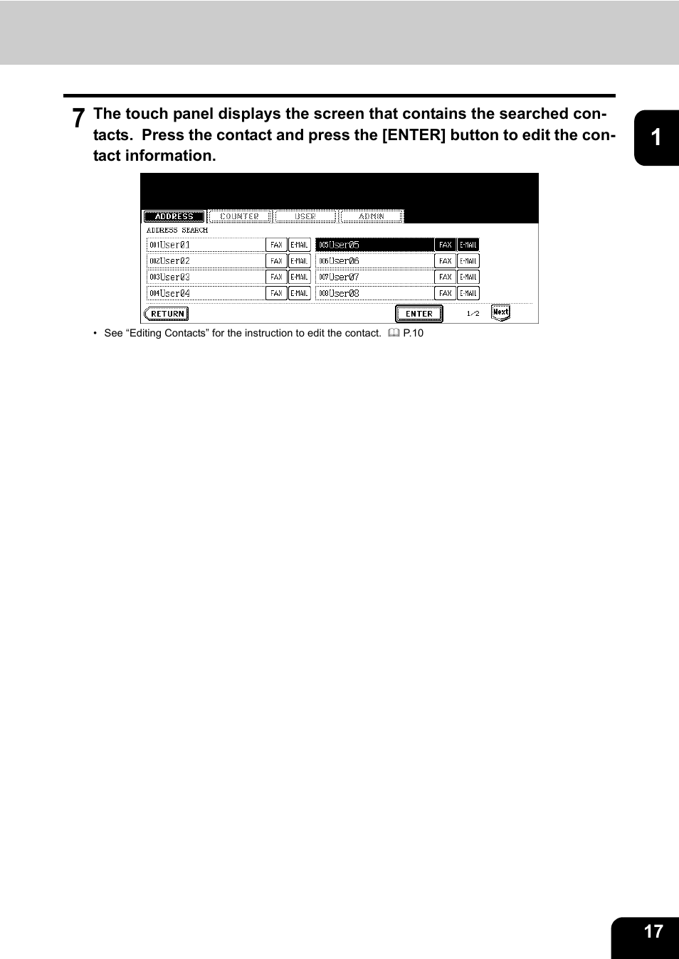 Toshiba E-STUDIO 232 User Manual | Page 19 / 182