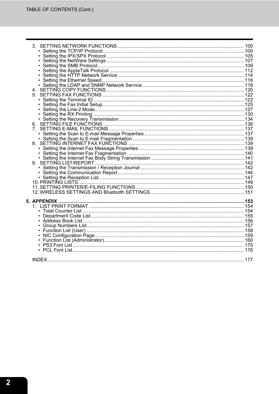 Toshiba E-STUDIO 232 User Manual | Page 4 / 182