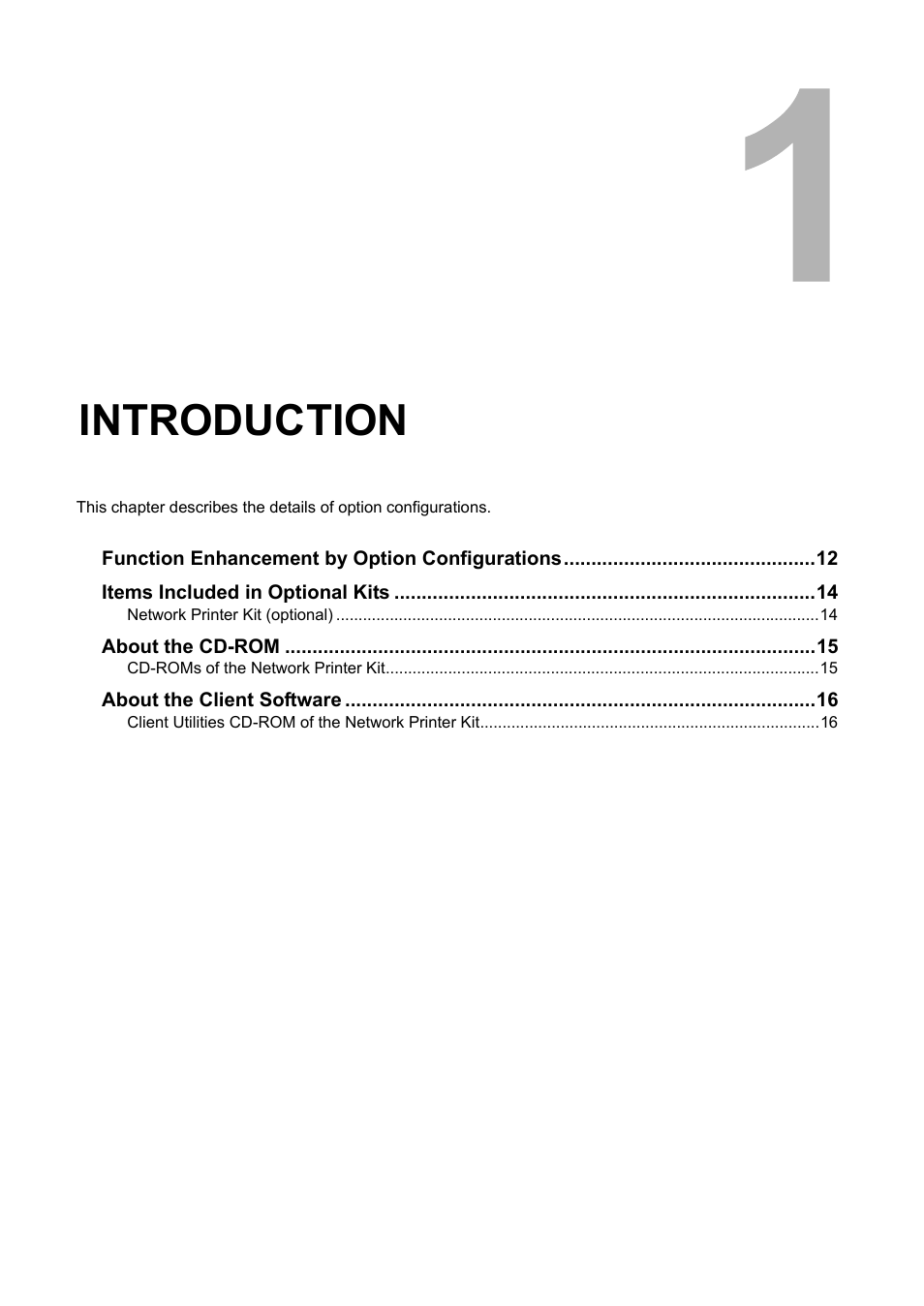 Introduction, Chapter 1 | Toshiba E-STUDIO 165 User Manual | Page 11 / 62