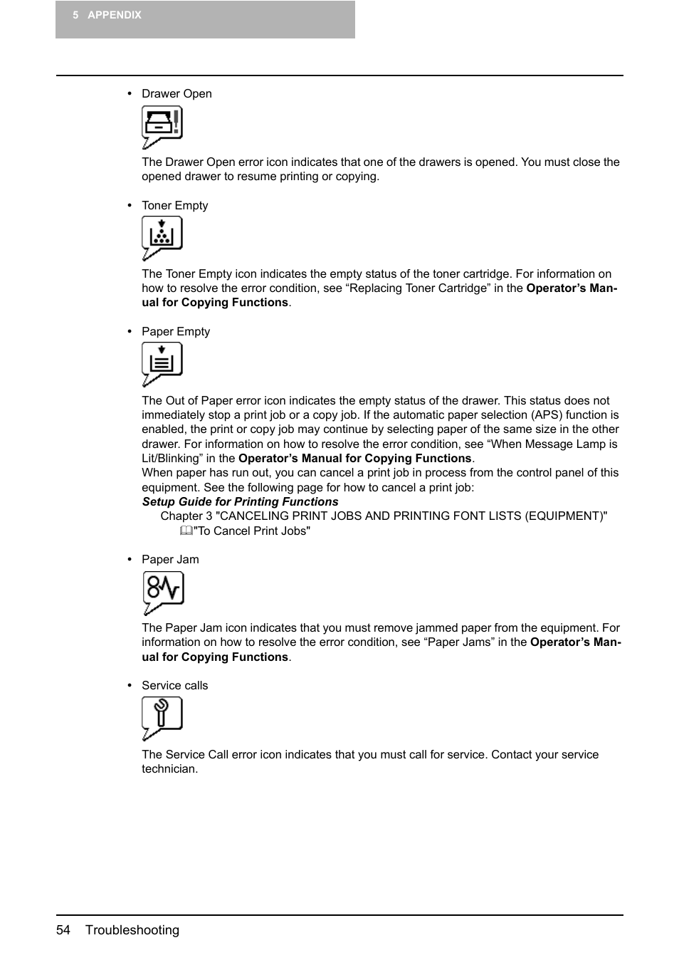 Toshiba E-STUDIO 165 User Manual | Page 54 / 62