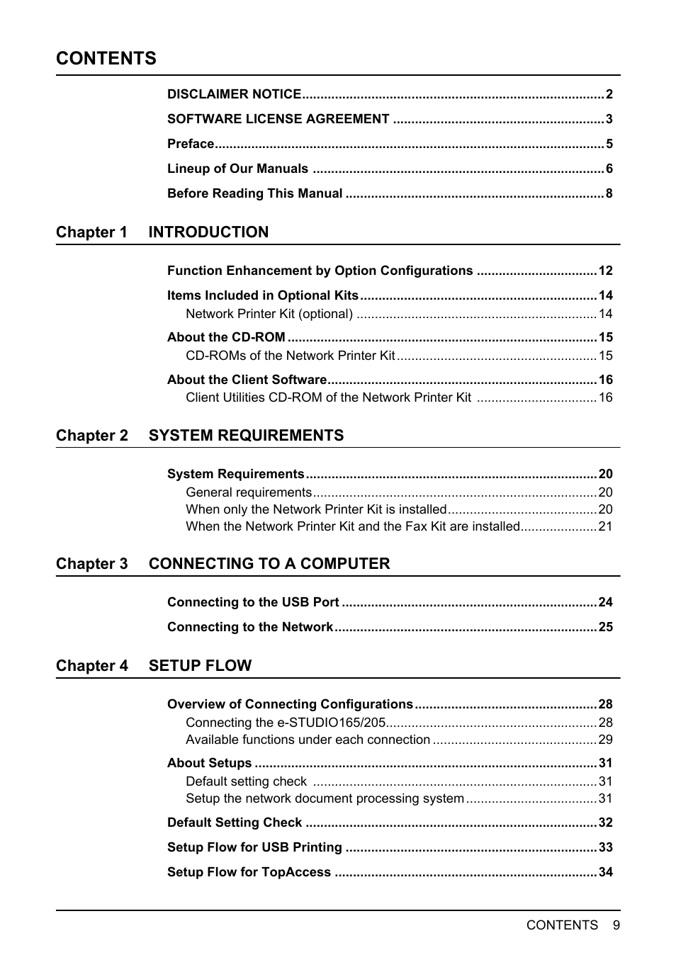 Toshiba E-STUDIO 165 User Manual | Page 9 / 62