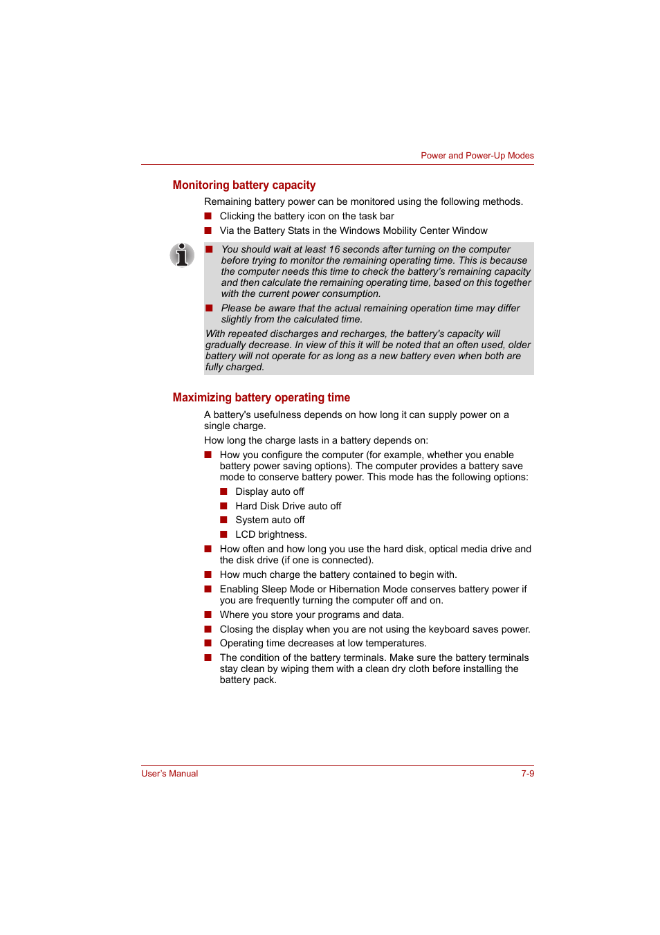 Toshiba P200 Series User Manual | Page 112 / 183