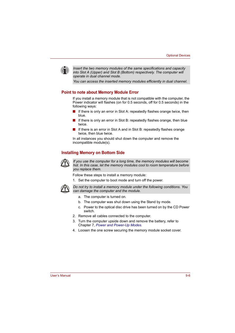 Toshiba P200 Series User Manual | Page 127 / 183