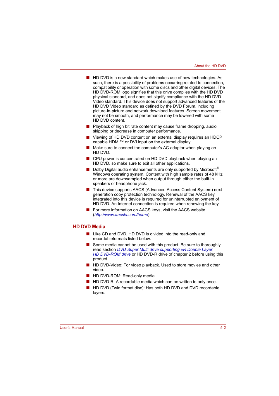 Toshiba P200 Series User Manual | Page 78 / 183