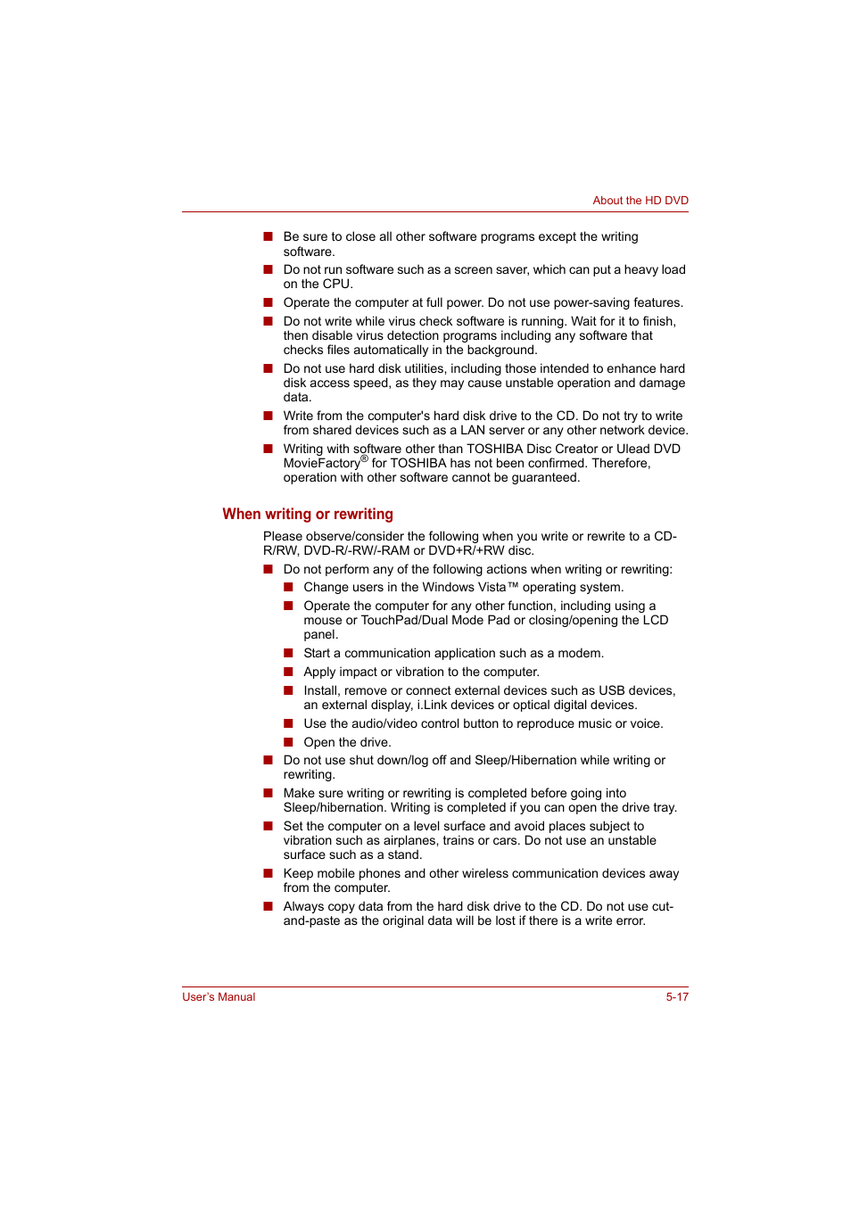 Toshiba P200 Series User Manual | Page 93 / 183