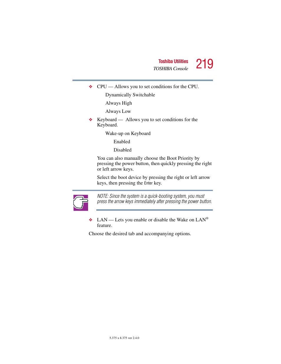 Toshiba Satellite 5205 Series User Manual | Page 219 / 312