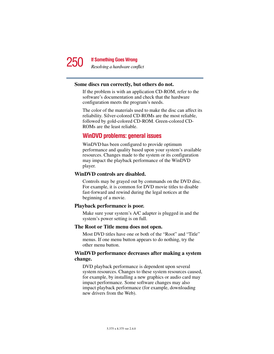 Toshiba Satellite 5205 Series User Manual | Page 250 / 312