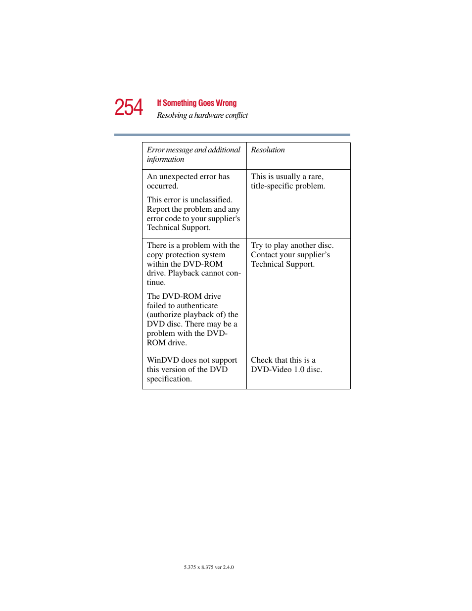 Toshiba Satellite 5205 Series User Manual | Page 254 / 312