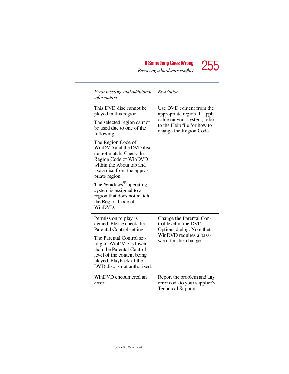 Toshiba Satellite 5205 Series User Manual | Page 255 / 312
