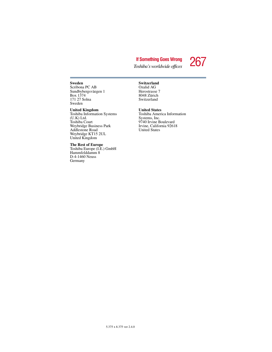 Toshiba Satellite 5205 Series User Manual | Page 267 / 312