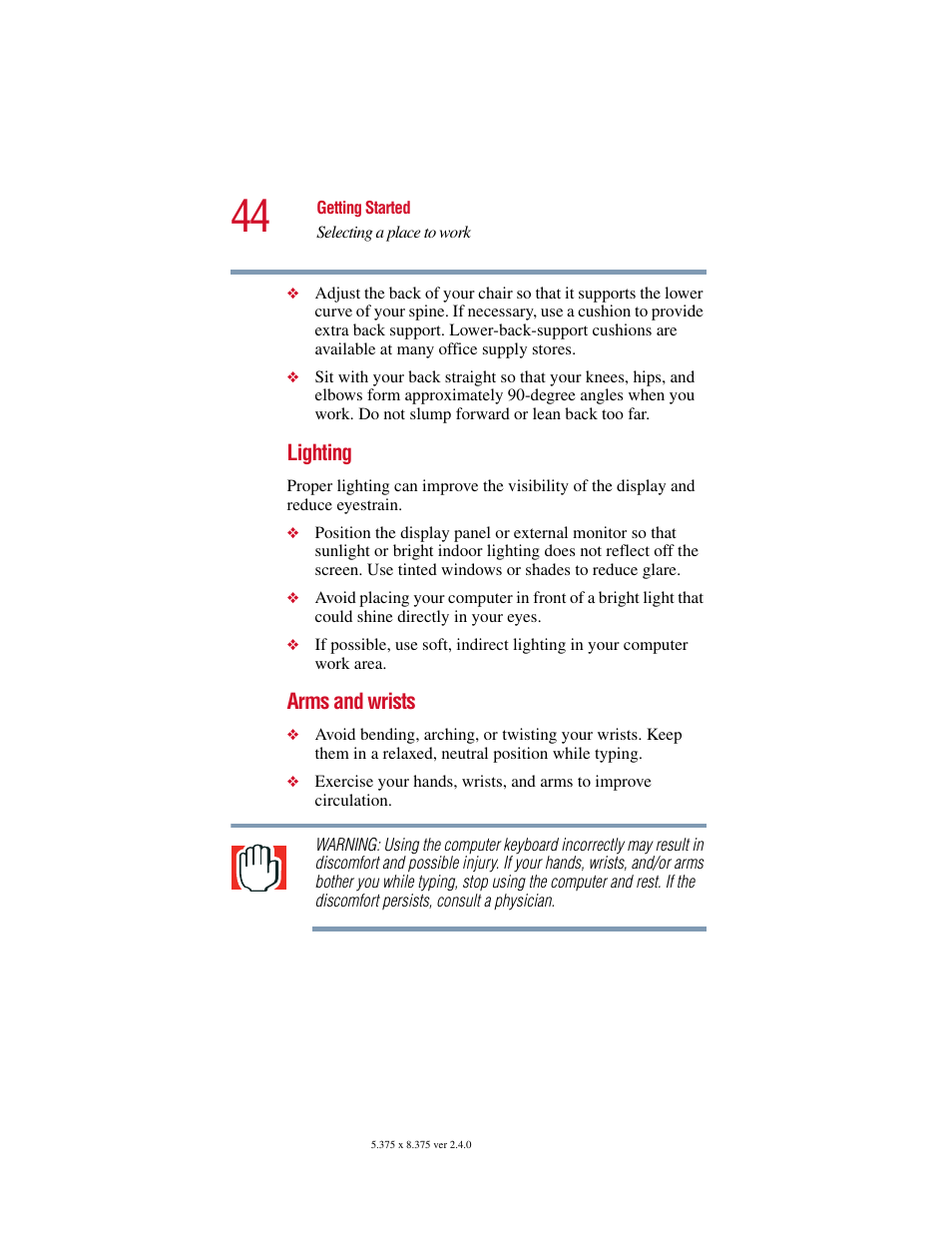 Toshiba Satellite 5205 Series User Manual | Page 44 / 312