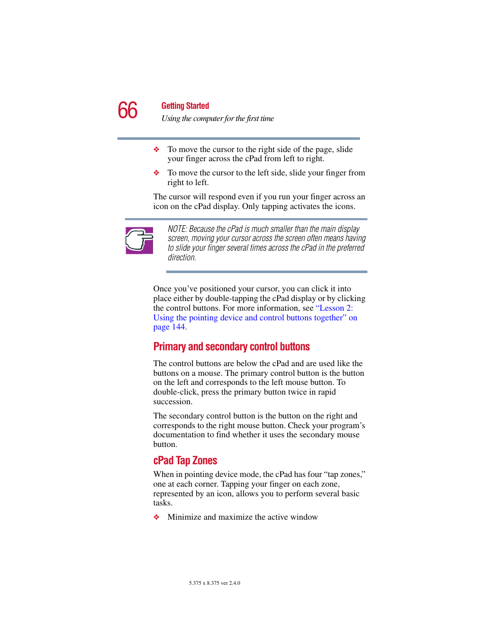 Toshiba Satellite 5205 Series User Manual | Page 66 / 312