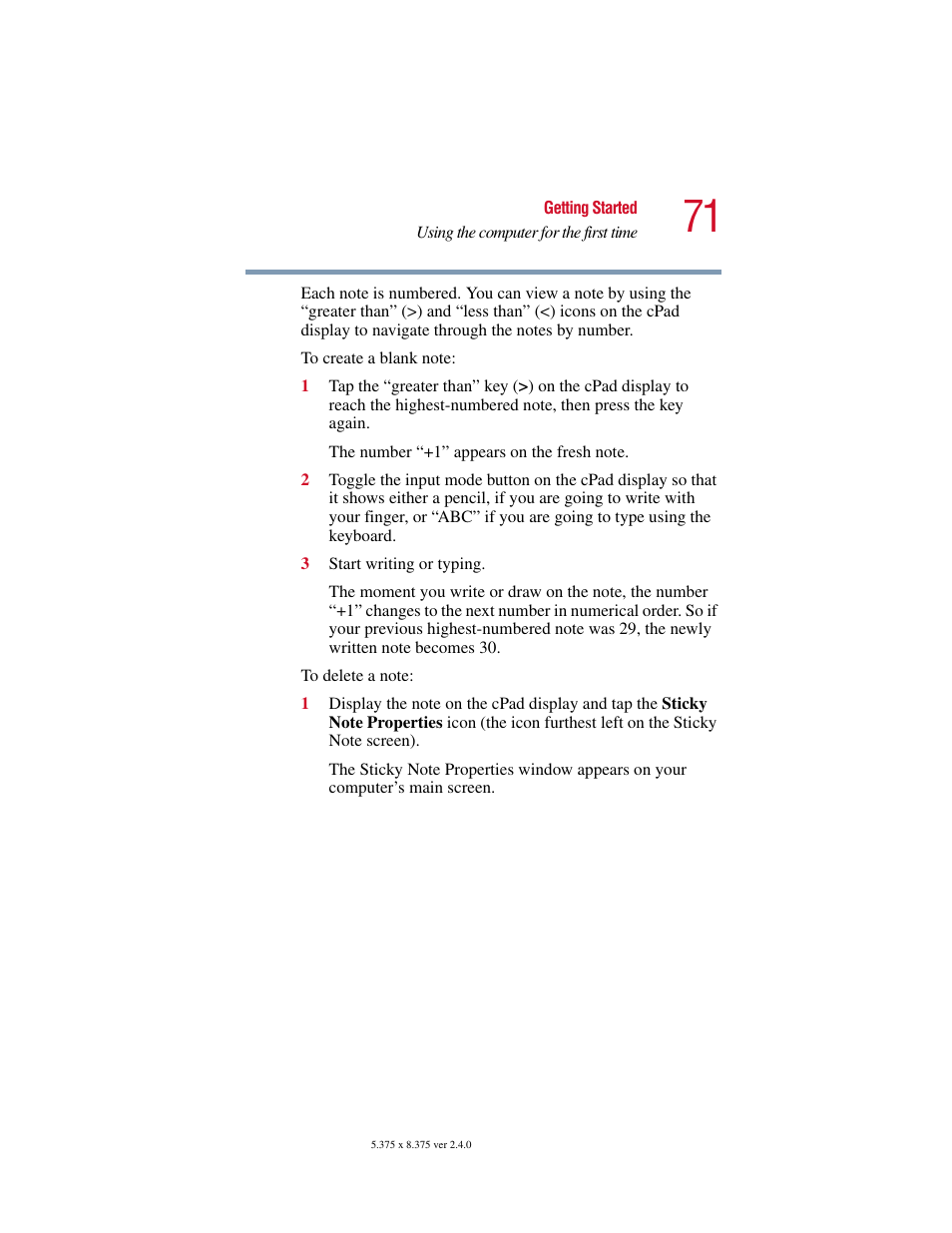 Toshiba Satellite 5205 Series User Manual | Page 71 / 312