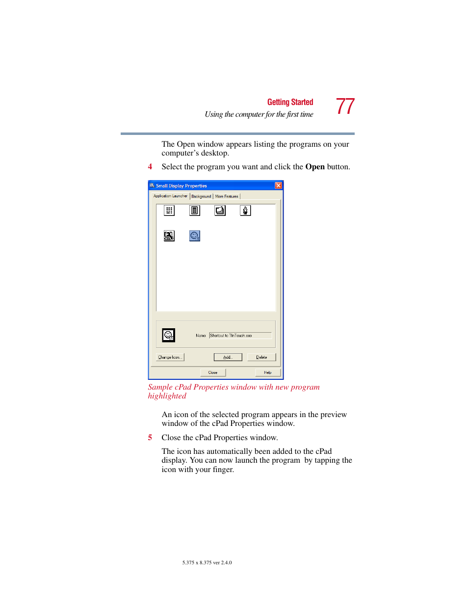 Toshiba Satellite 5205 Series User Manual | Page 77 / 312