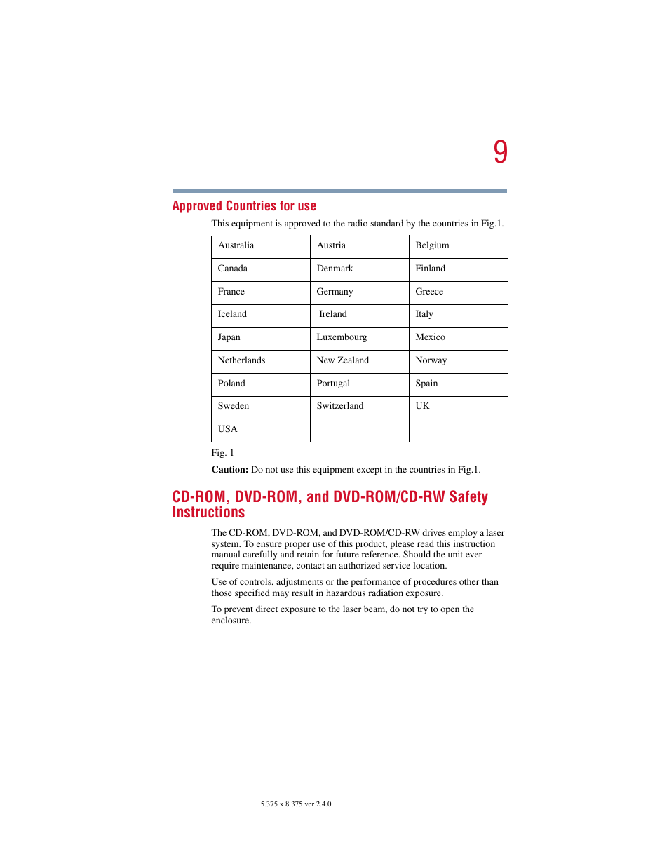 Toshiba Satellite 5205 Series User Manual | Page 9 / 312