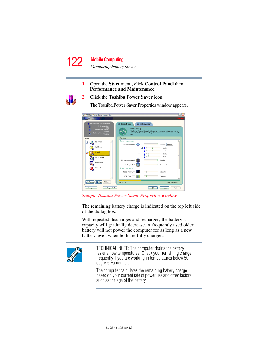 Toshiba SATELLITE A60 User Manual | Page 122 / 242