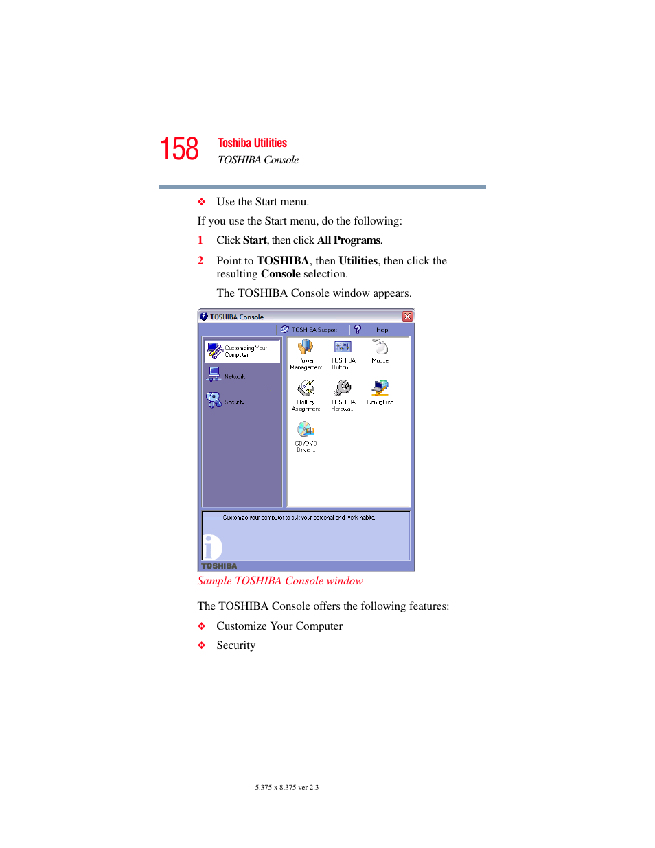 Toshiba SATELLITE A60 User Manual | Page 158 / 242