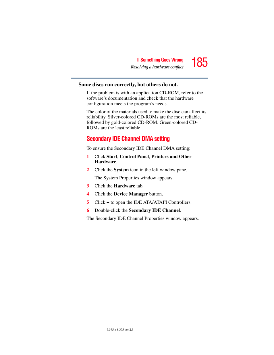 Toshiba SATELLITE A60 User Manual | Page 185 / 242