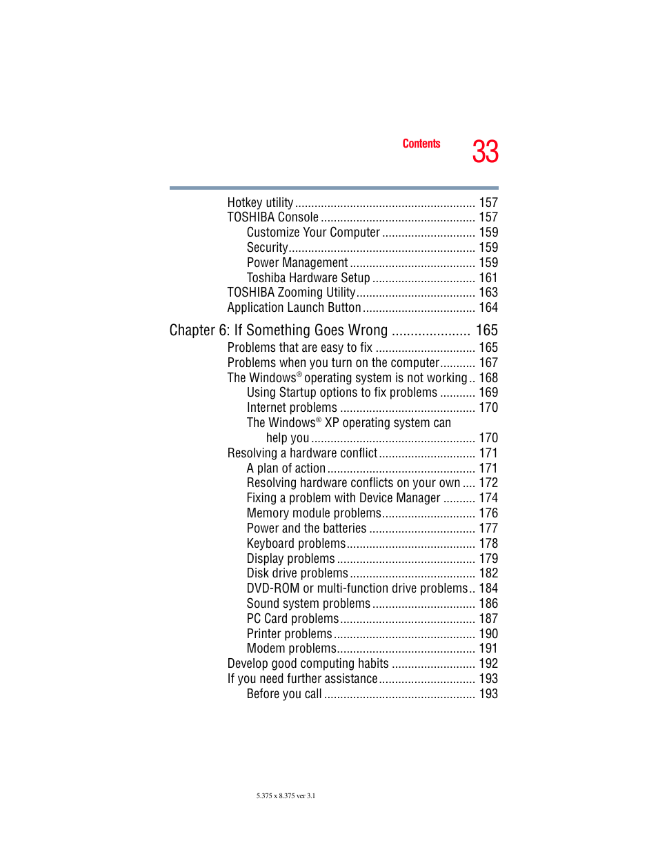 Toshiba SATELLITE A60 User Manual | Page 33 / 242