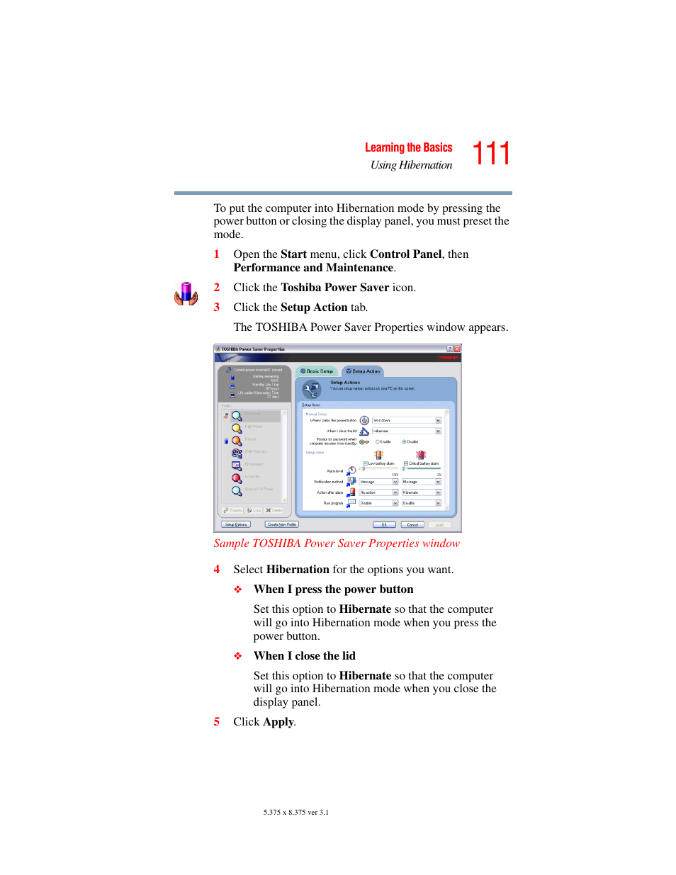 Toshiba A45 User Manual | Page 111 / 277