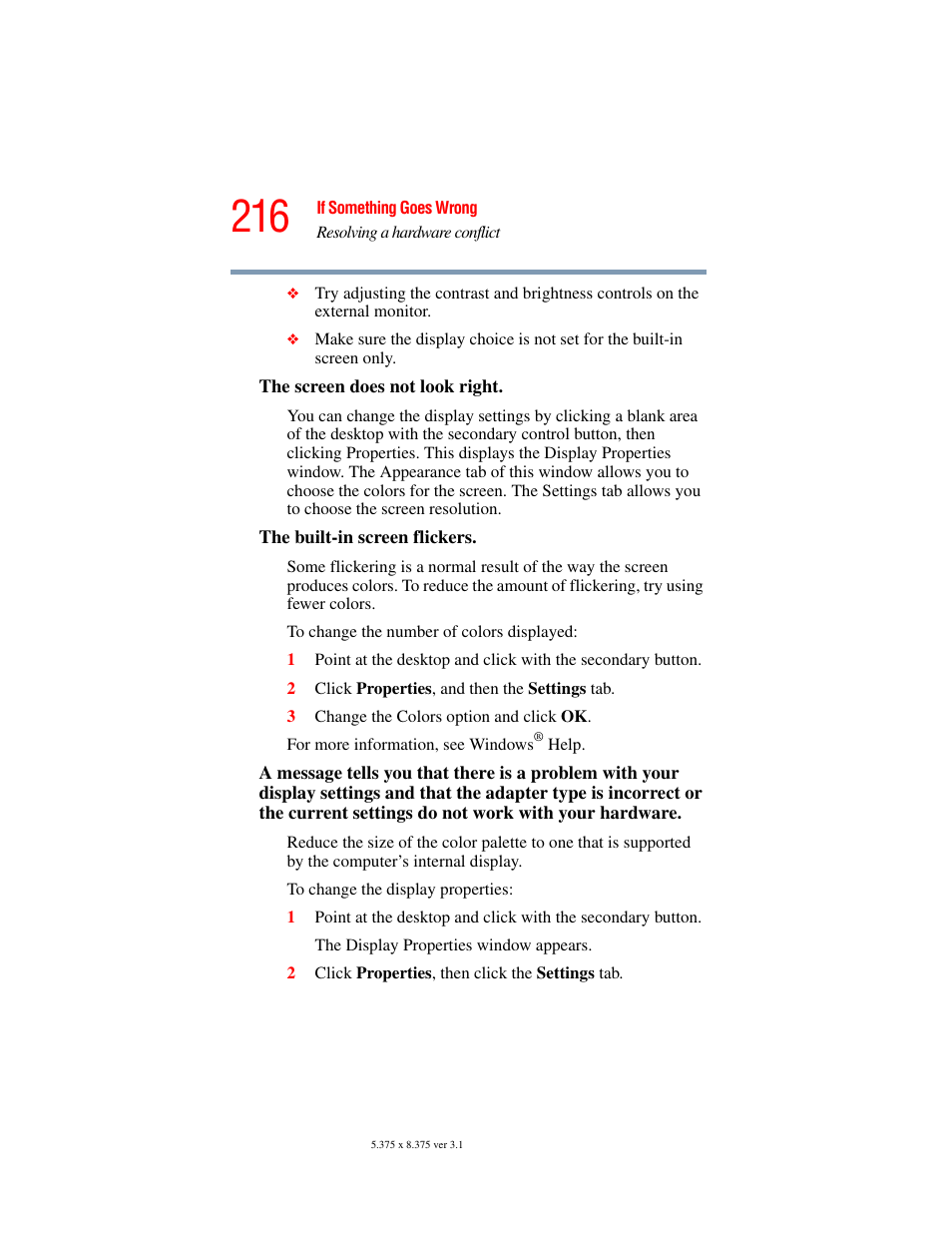 Toshiba A45 User Manual | Page 216 / 277