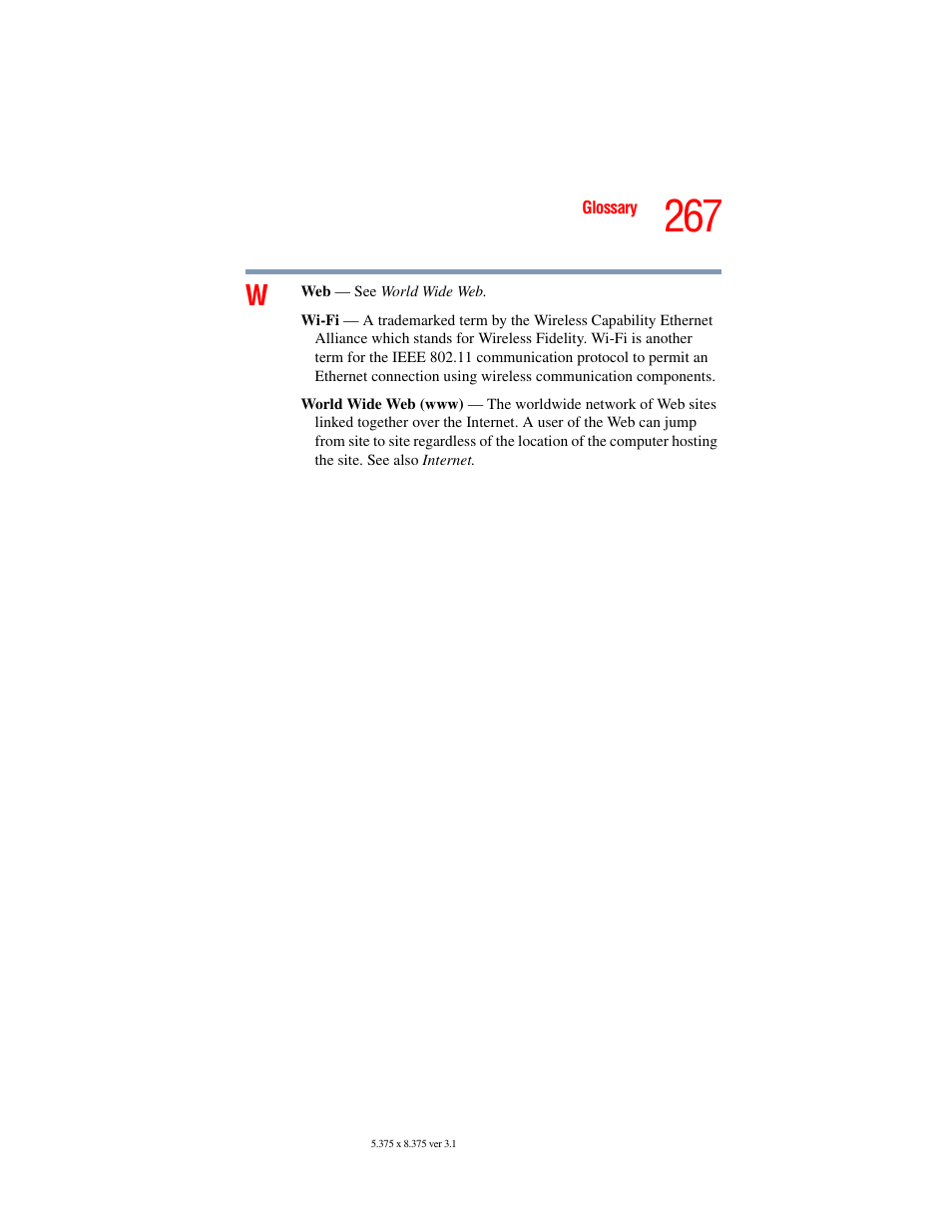 Toshiba A45 User Manual | Page 267 / 277