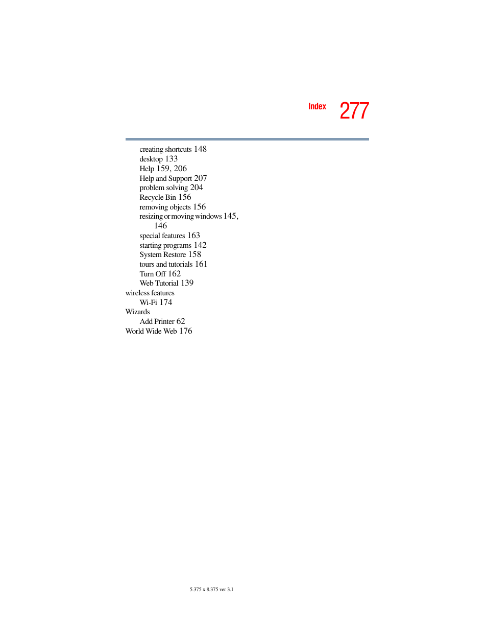 Toshiba A45 User Manual | Page 277 / 277
