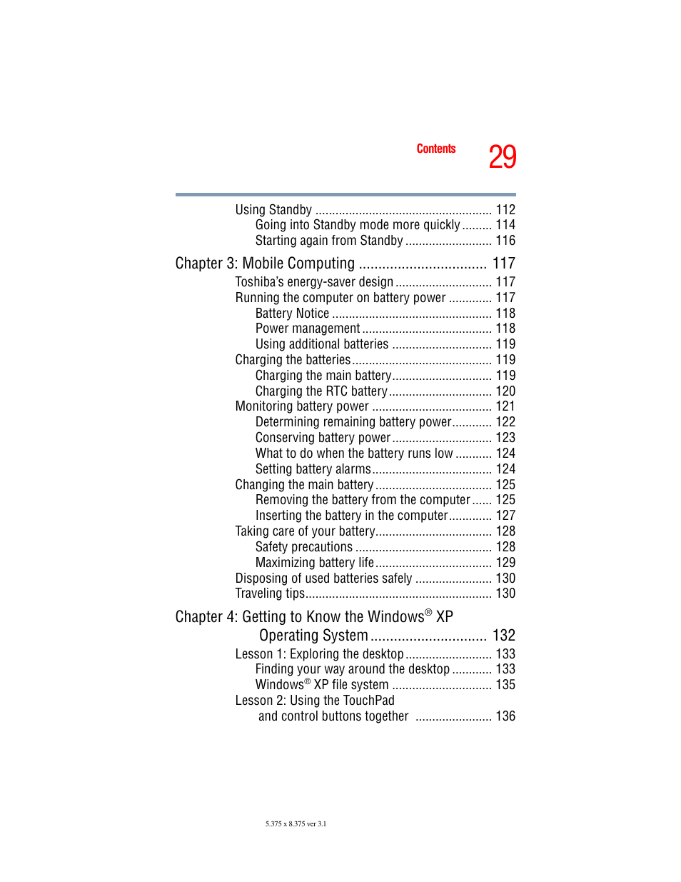 Toshiba A45 User Manual | Page 29 / 277