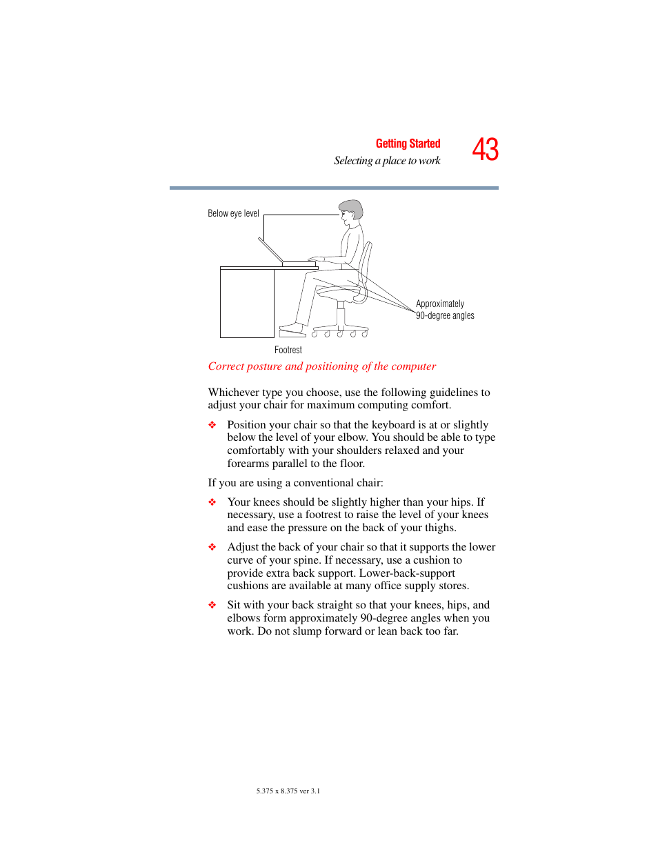 Toshiba A45 User Manual | Page 43 / 277