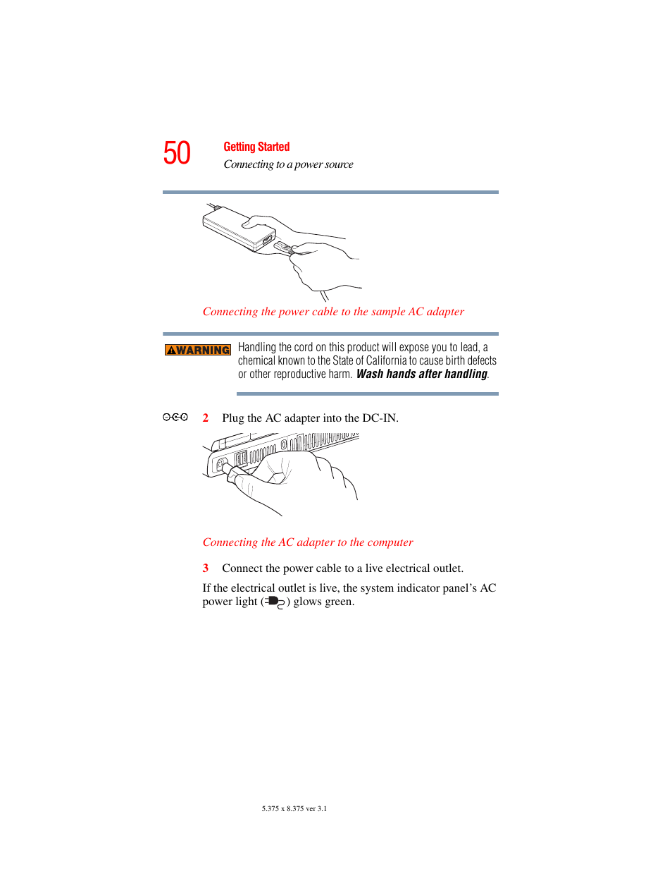 Toshiba A45 User Manual | Page 50 / 277