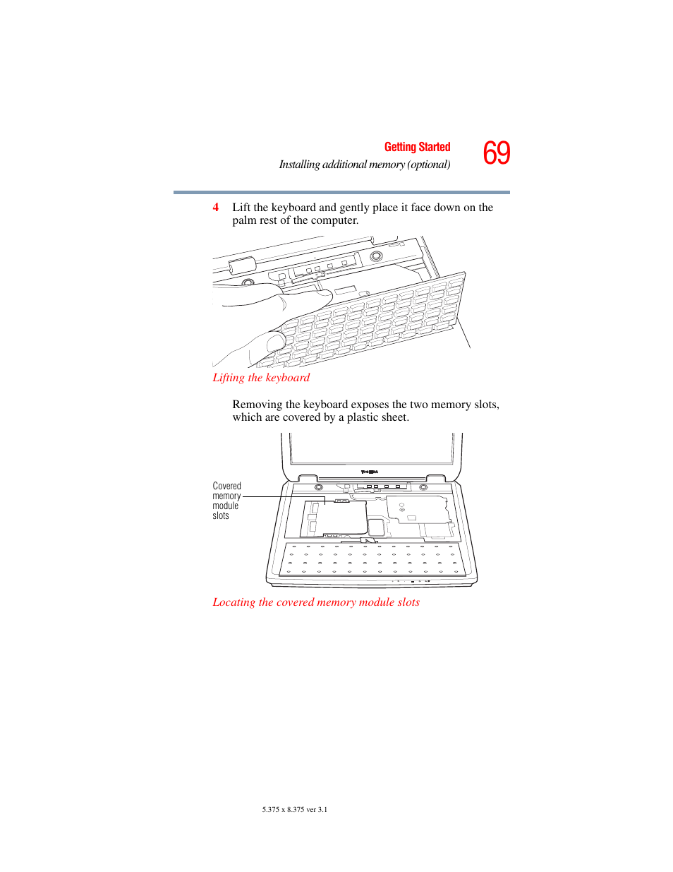 Toshiba A45 User Manual | Page 69 / 277