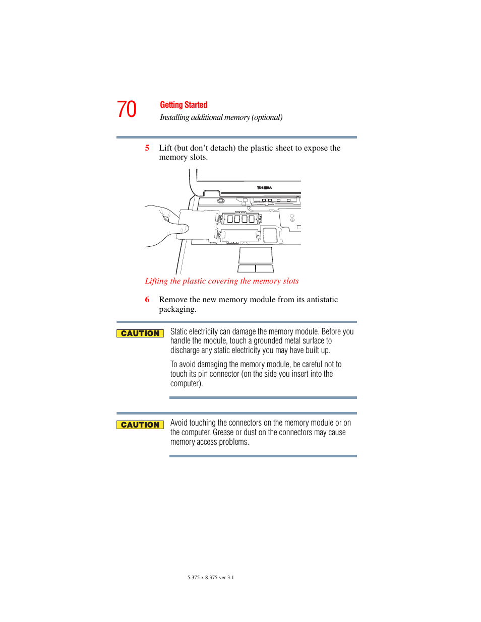 Toshiba A45 User Manual | Page 70 / 277