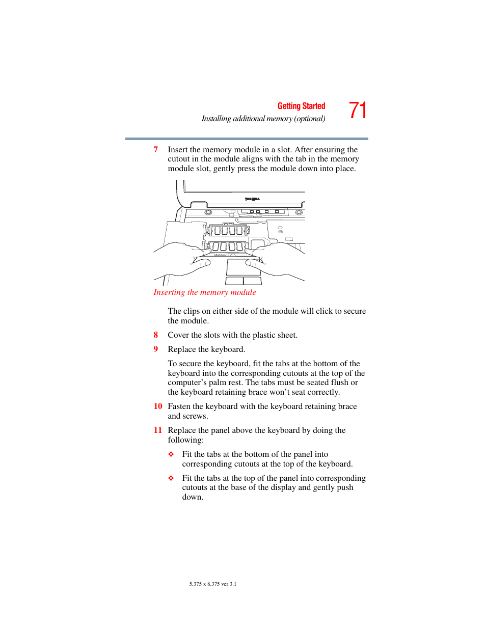 Toshiba A45 User Manual | Page 71 / 277
