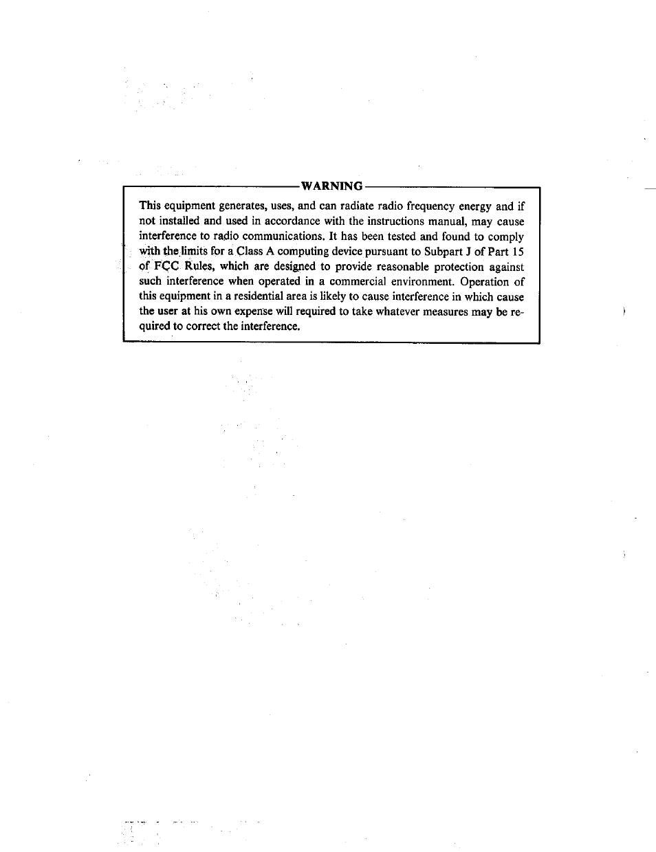 Warning | Toshiba TEC MA-230 User Manual | Page 2 / 56