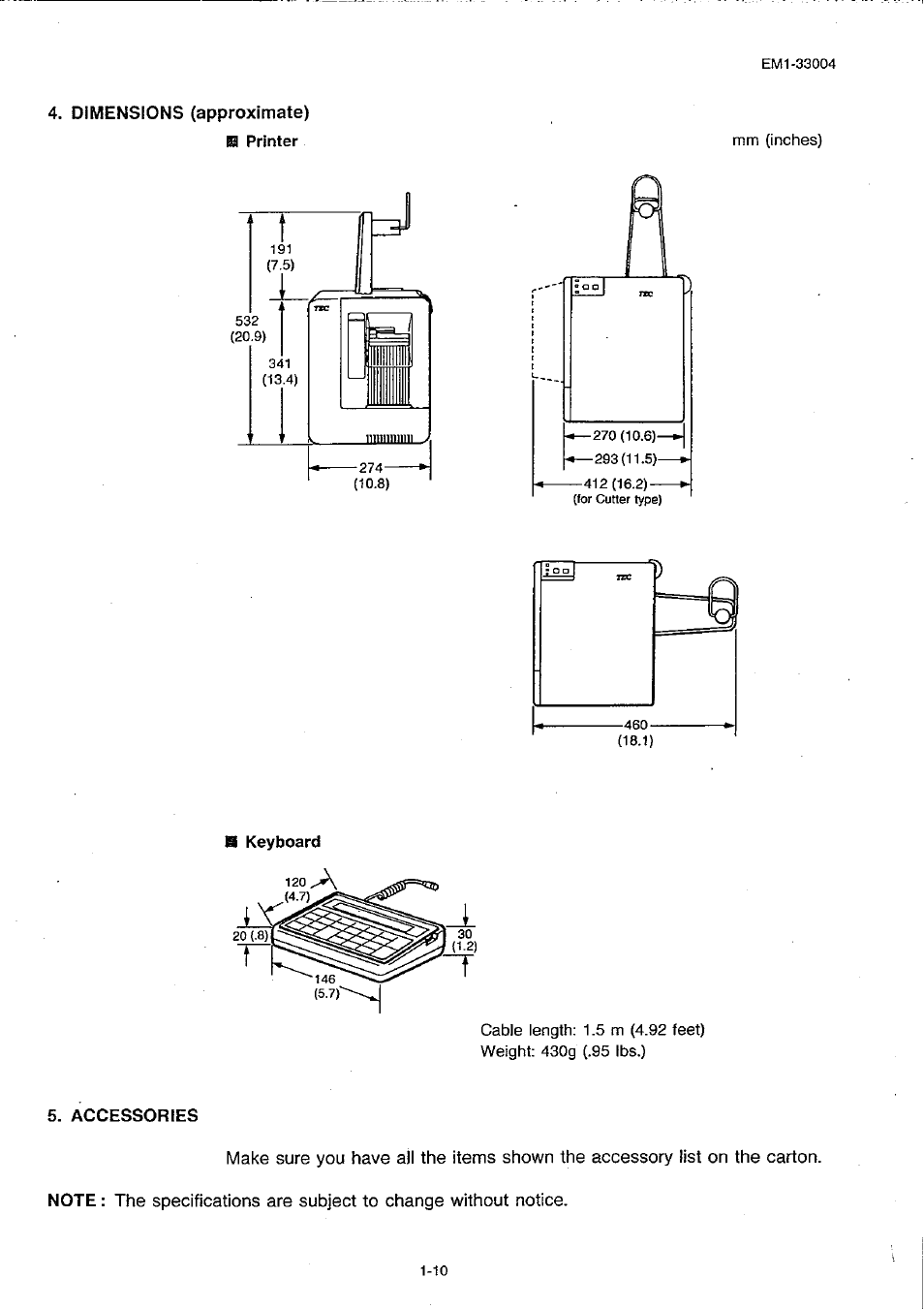 Toshiba TEC B-30 Series User Manual | Page 14 / 49