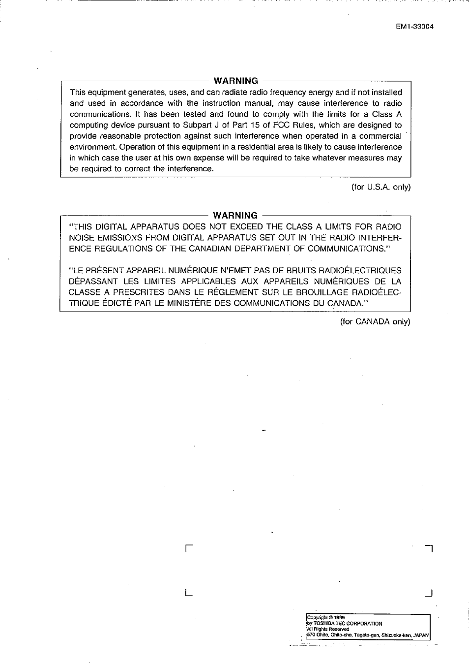 Toshiba TEC B-30 Series User Manual | Page 2 / 49