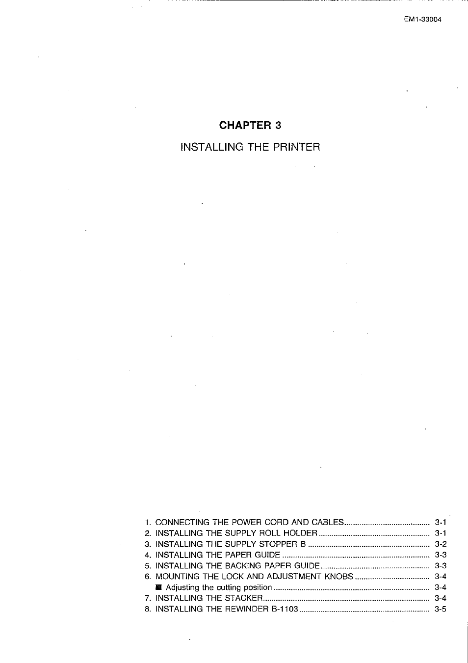 Chapter 3 | Toshiba TEC B-30 Series User Manual | Page 23 / 49