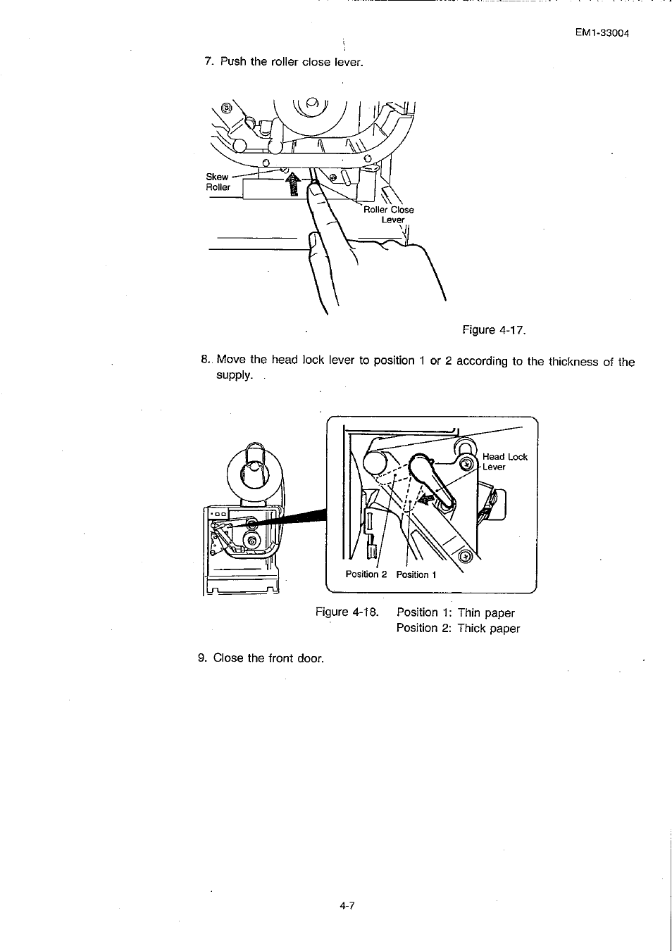 Toshiba TEC B-30 Series User Manual | Page 36 / 49