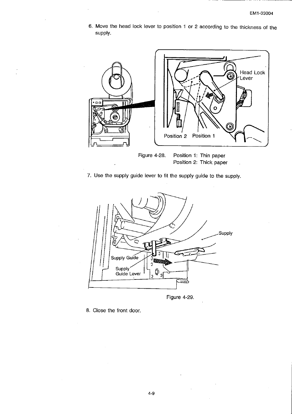 Toshiba TEC B-30 Series User Manual | Page 38 / 49