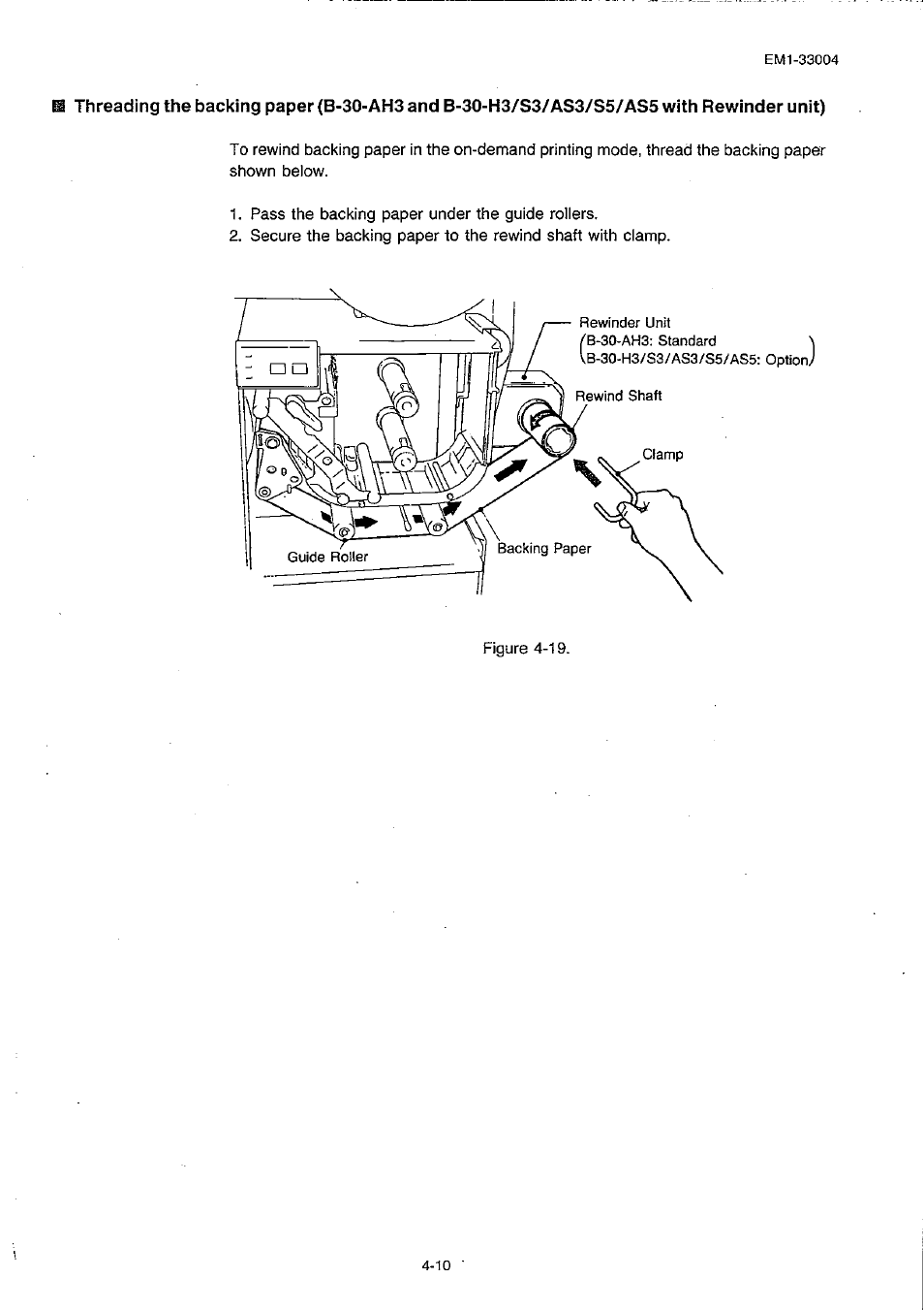 Toshiba TEC B-30 Series User Manual | Page 39 / 49