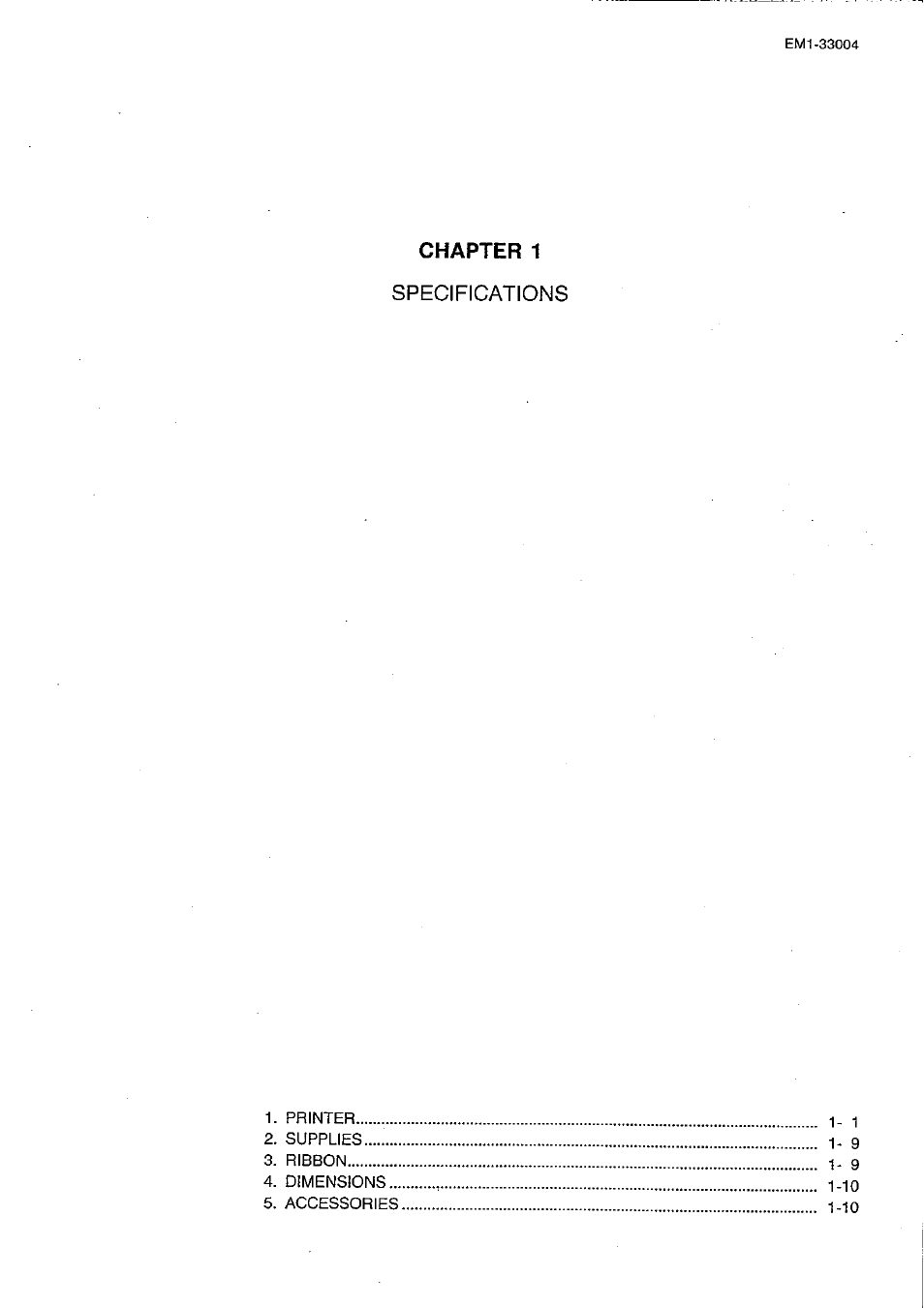 Chapter 1 | Toshiba TEC B-30 Series User Manual | Page 4 / 49