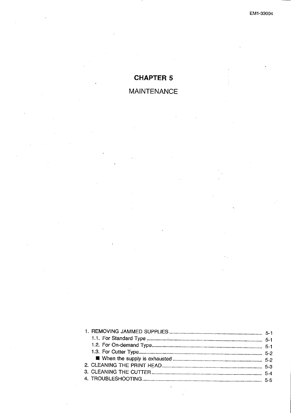 Chapter 5 | Toshiba TEC B-30 Series User Manual | Page 42 / 49