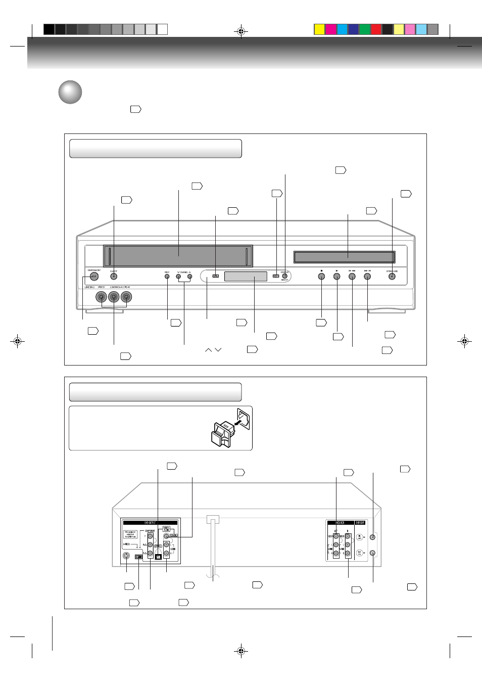 Identification of controls, Front panel rear panel | Toshiba SD-V291 User Manual | Page 10 / 72